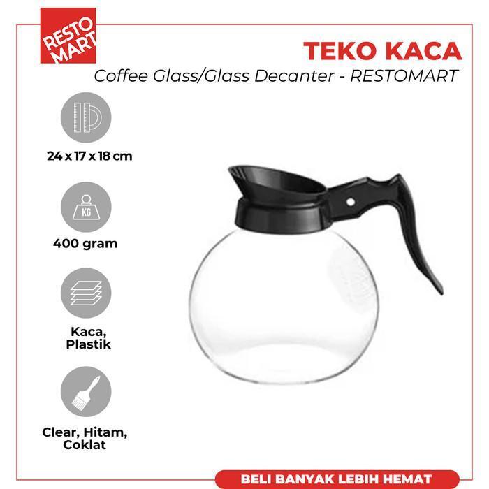 Coffee Glass / Glass Decanter Restomart Kaca (2363012) (F3)