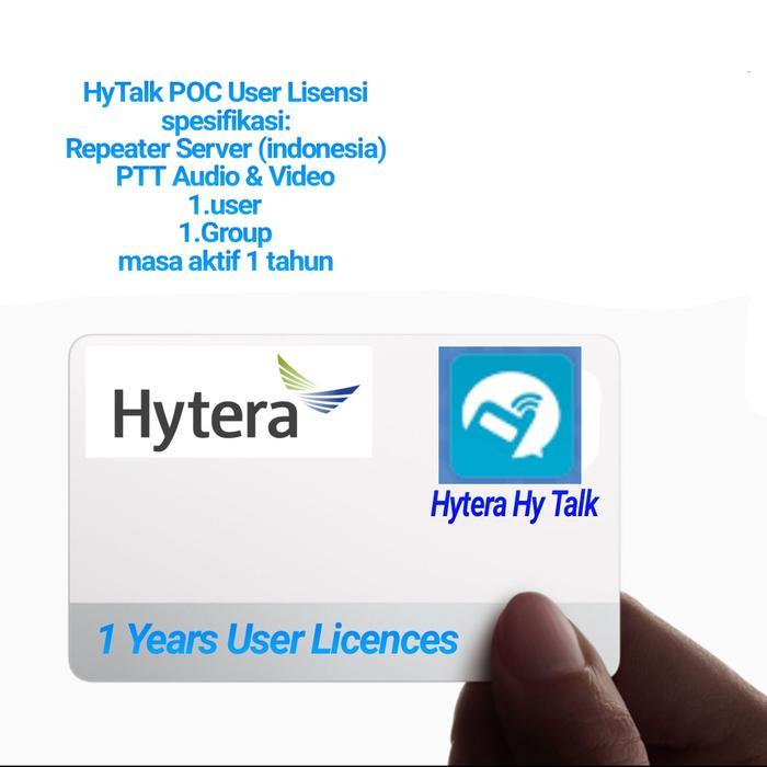HT POC USER LISENSI HYTERA HYTALK PLUS