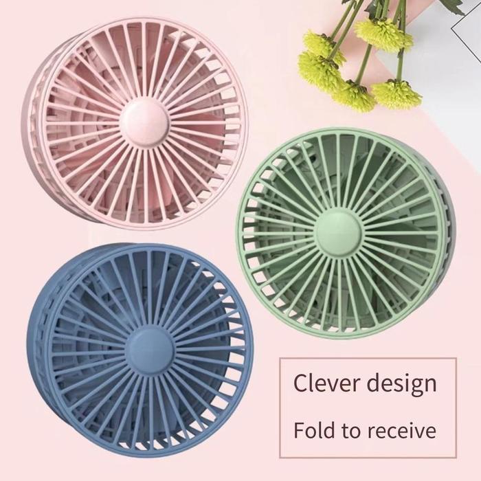 "New" FITINE Kipas Angin Lipat Kipas Angin Vertikal 360 Kipas Angin Lipat yang Dapat Ditarik Kipas