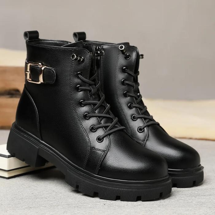 Aerostreet - Sepatu Boots Fashion Wanita Kasual Korea