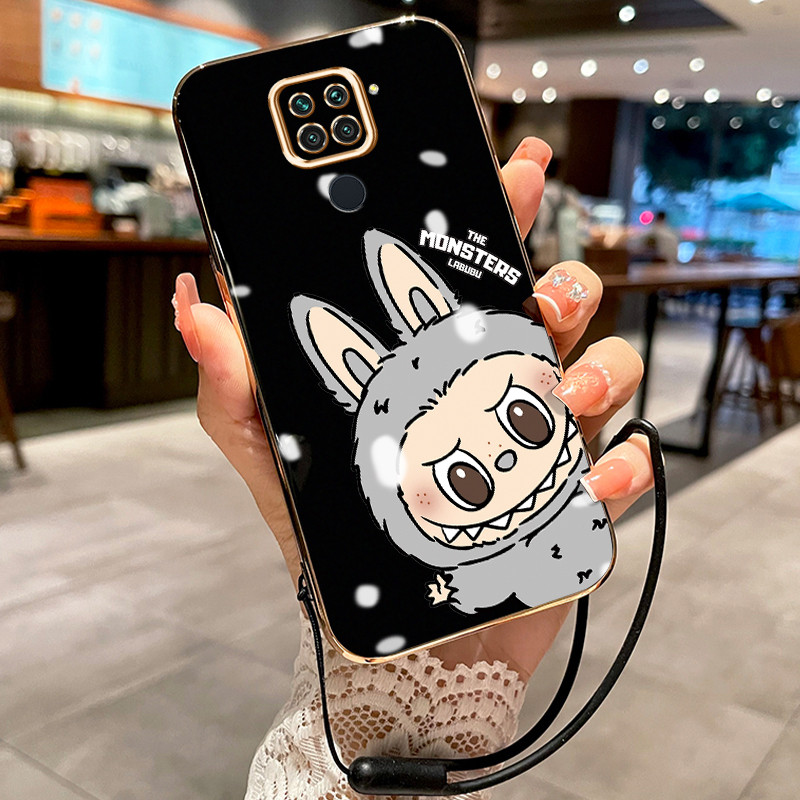 Casing Hp Untuk Xiaomi Redmi Note 9 Note 9s Note 9 Pro Case Boneka mainan populer pelapisan elektro 