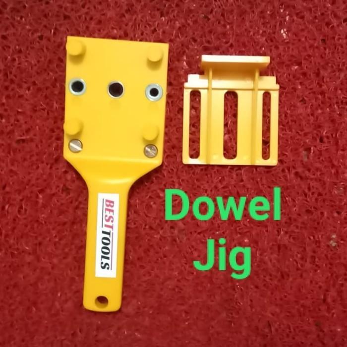 Dowel Jog Hole Drill Guide Pocket Hole Jig / Jig Lubang Dowel