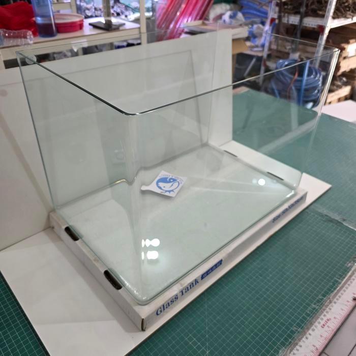 TANK AQUARIUM AKUARIUM IKAN KANDILA KACA OPTIC CLEAR UKURAN 50X33X35 CM BANDING MELENGKUNG