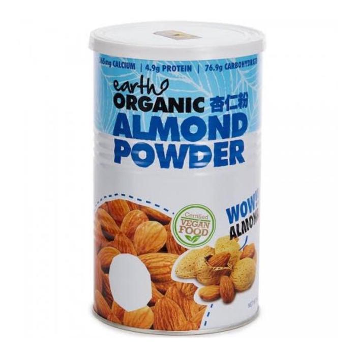 EARTH ORGANIC ALMOND POWDER 500G
