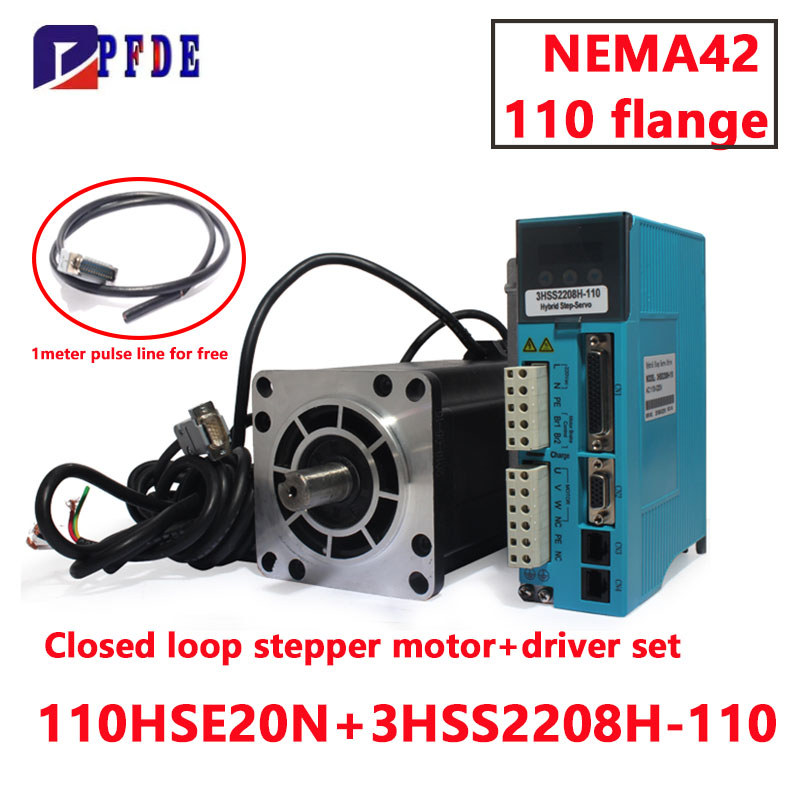 110HSE20N CLOSED LOOP STEPPER MOTOR NEMA42 WITH 3HSS2208H HIGH PERFORMANCE DIGITAL DISPLAY HYBRID