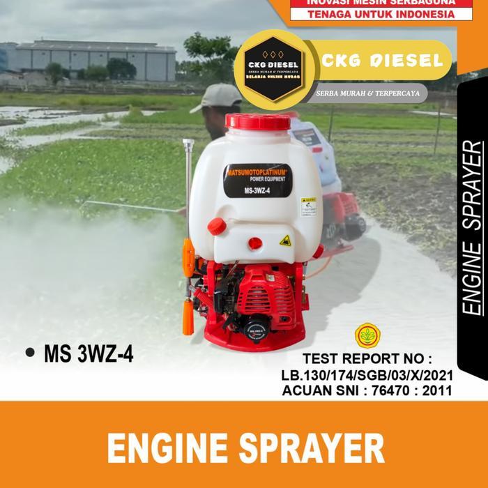 Mesin Semprot Hama / Knapsack / Sprayer Mist Blower MS 3WZ-4 Matsumoto