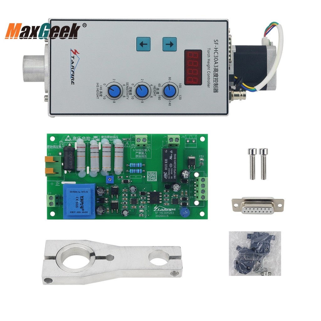 Terbaik Maxgeek SF-HC30A3 Plasma Torch Height Controller Plasma THC for CNC Plasma Cutting Machines