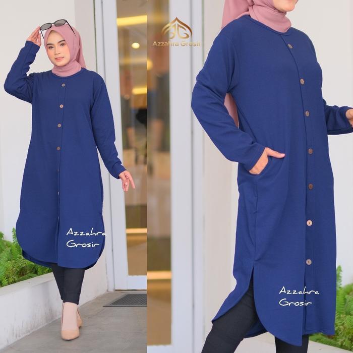 "New" SABELA Tunik - Long Tunik Wanita Milano Kasual / R.3 - 189-5312 Atasan Muslim Kaos Melar