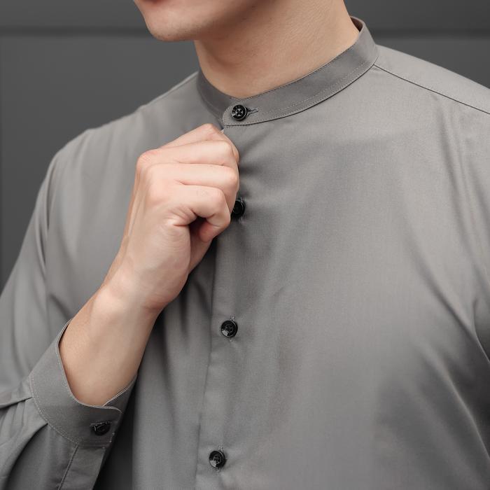 Adha Series Grey Koko Polos