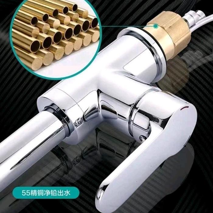 Jual Kran Tarik Mixer Tarik Flexible Sus304 / Kran Sink Tarik Kitchen Sink / Kran Tarik PD / Kran