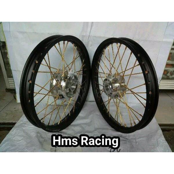 BEBAS ONGKIR - Sepaket Velg Rossi Ring 17 Motor Supra 125 - Kharisma