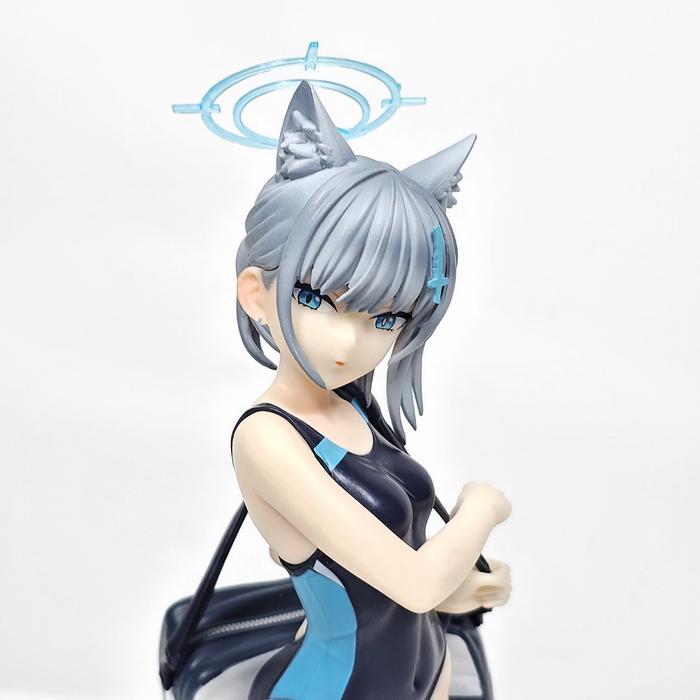 Top Sunaookami Shiroko Sand Wolf Blue Archive 24cm Action Figure PVC D-MAT074