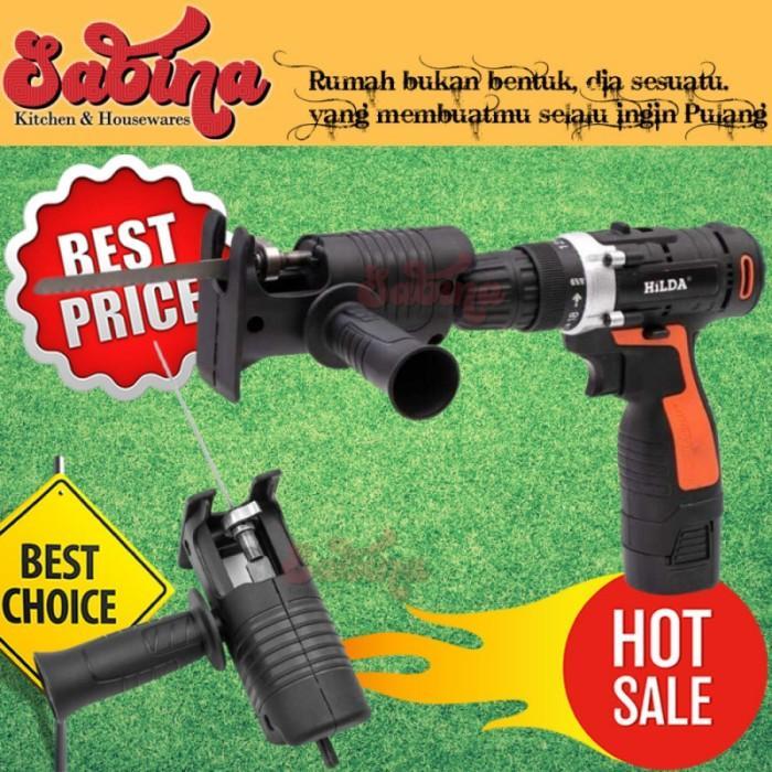 Orion Modern - Gergaji Mesin Modifikasi Converter Bor Listrik Jadi Gergaji Elektrik