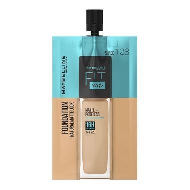 MAYBELLINE Fit Me Matte + Poreless Foundation 128 Warm Nude 5 ml AF2