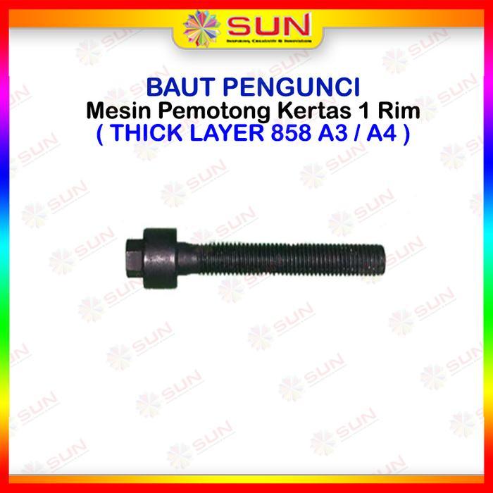 Sparepart Mesin Thick Layer 858 A3/A4 - Part Alat Pemotong Kertas 1Rim