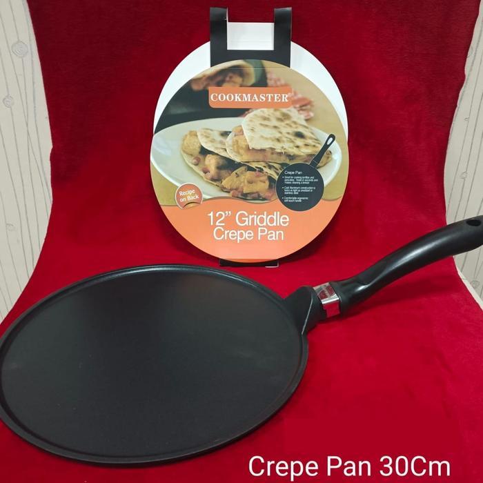 COOKMASTER Griddle Crepe Pan 12" / 30 cm Pizza Pan BBQ Pan