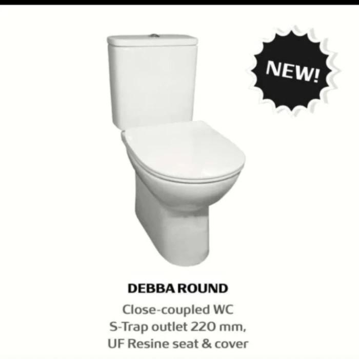 CLOSET DUDUK ROCA DEBBA ROUND RIMLESS CLOSET