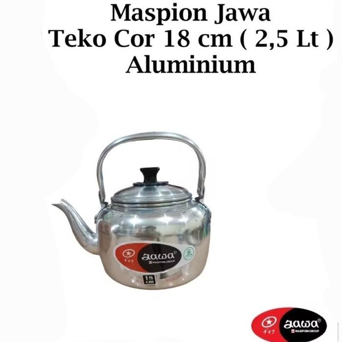 Teko cor alumunium maspion jawa/ceret teko alumunium jawa