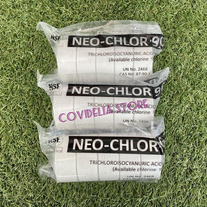 [] Kaporit Tablet Jepang 90% / Chlorine Tablet Japan 90% ( pack 1kg )