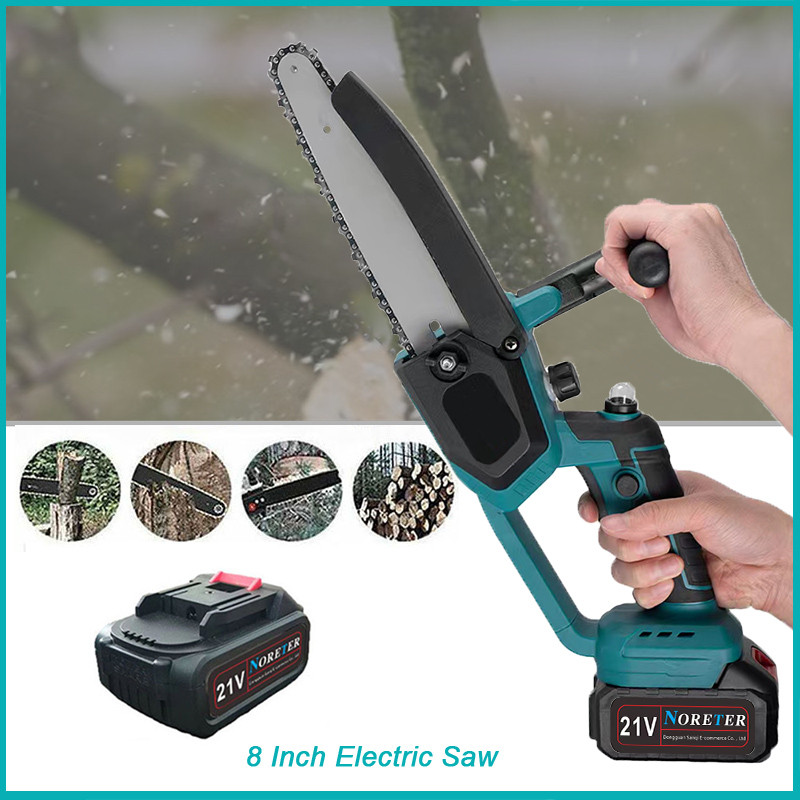 Gergaji Listrik 1800W dengan Gergaji Kayu Logging Portabel Tanpa Kabel Kapal Tangki untuk Baterai Ma