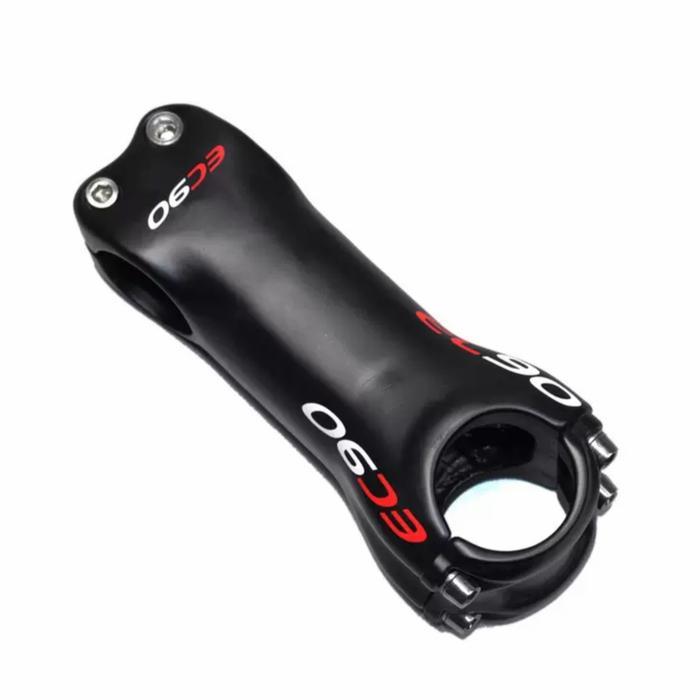 Stem EC90 Full Carbon Size 31.8mm 6 Derajat Stem Stang Handlebar Carbon Sepeda MTB Roadbike