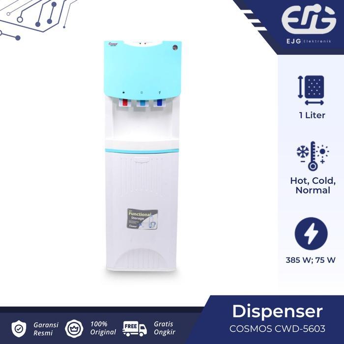 Dispenser Cosmos CWD 5603 galon atas 3 kran