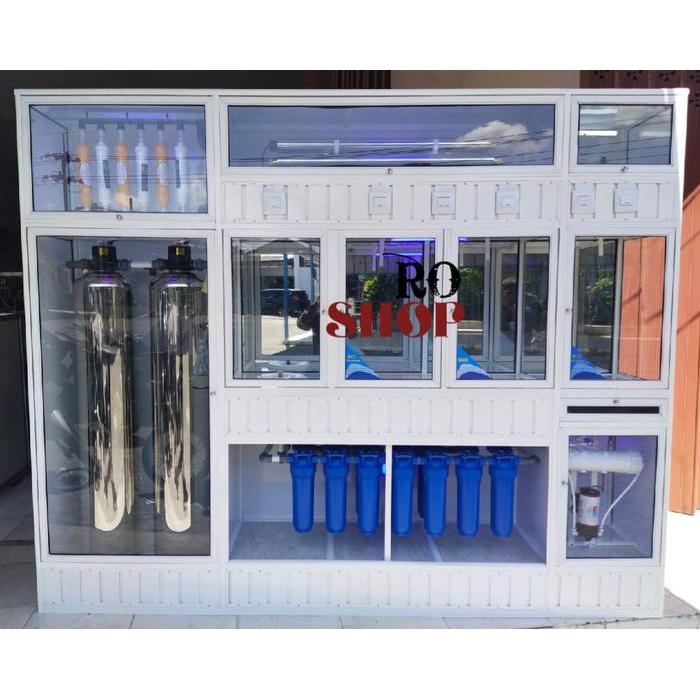 Depot air minum isi ulang 3 in1 Bio energi + Mineral + Mesin RO