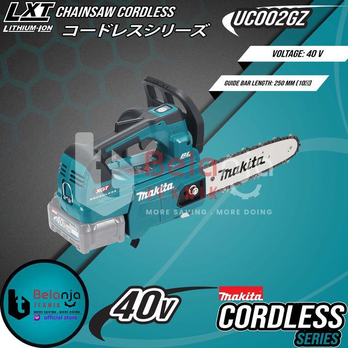 Makita Mesin Gergaji Potong Kayu Baterai 40V UC002GZ01 Chainsaw Cordless