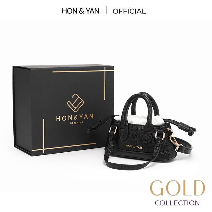 Elizabeth - Gold Tas Wanita Hazel Sling Bag Mini Tas Selempang Wanita Handbag Kekinian