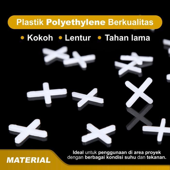 N3W Spacer 1MM / Tile Spacer / Cross / T Cross / Spacer Keramik / Spacer Granit / Nat Keramik / Nat