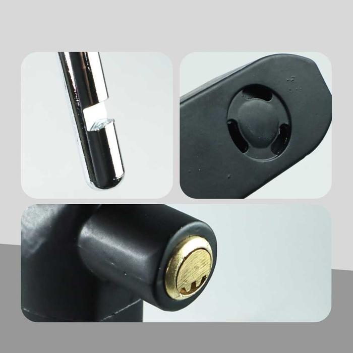 Gembok Sepeda Motor Padlock Alarm Corrosion Resistant 110Db - 110