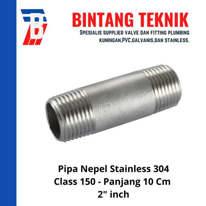 New Pipa Nepel (Nipple) 2" inch Stainless 304