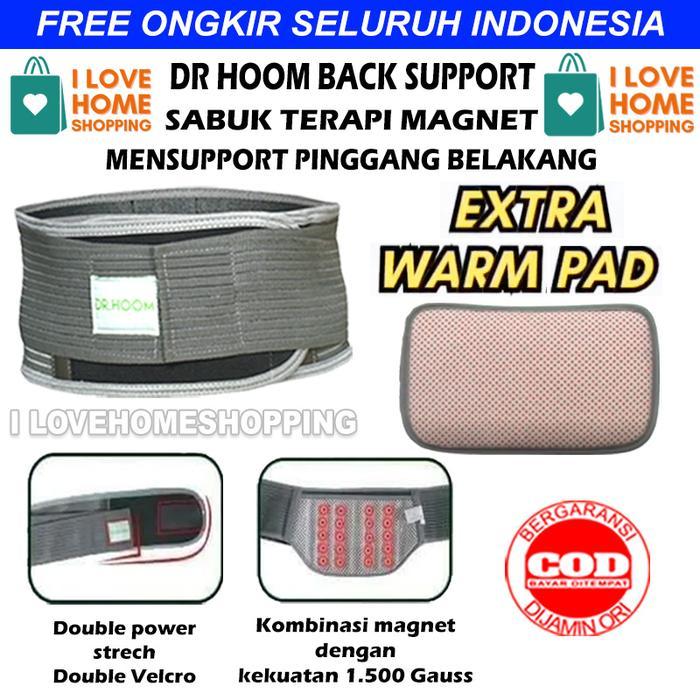 Ready DR HOOM BACK SUPPORT THERAPY SABUK PINGGANG ORIGINAL