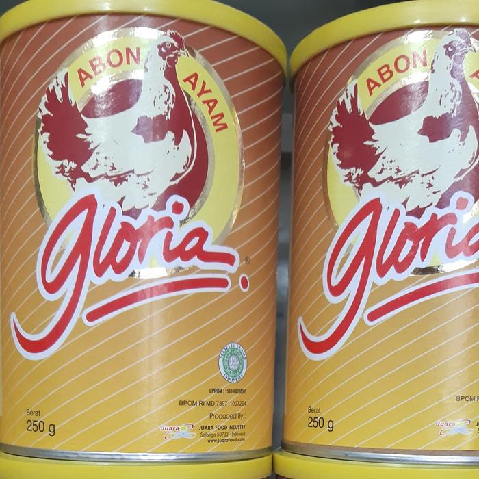 abon ayam gloria 250gram