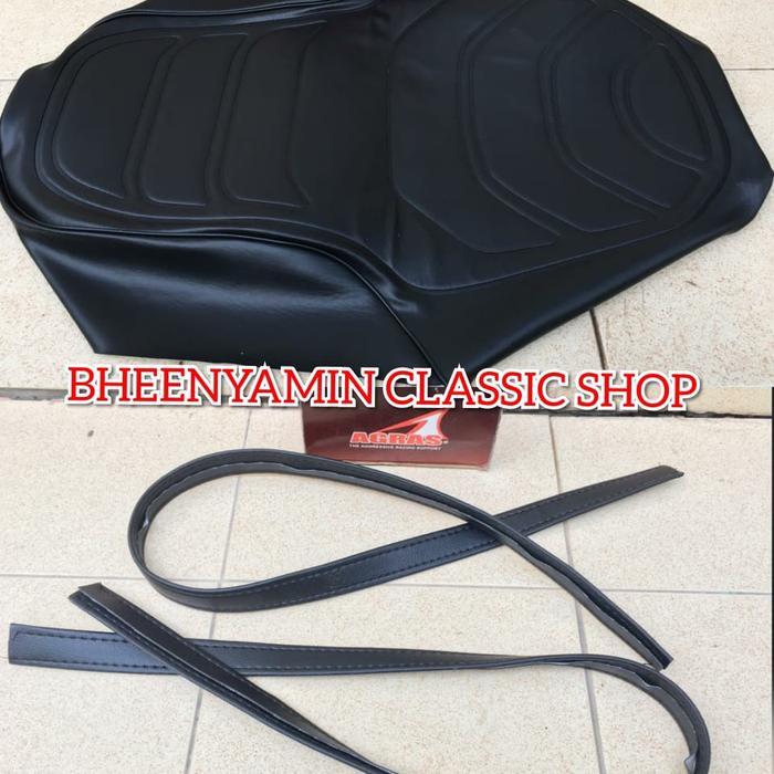 Cover Krakap Kulit Jok dan Sabuk Tengah Jok Honda WIN 100 WIN100