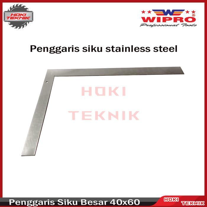 Penggaris Siku Besar 40X60 Stainless Siku Tukang L