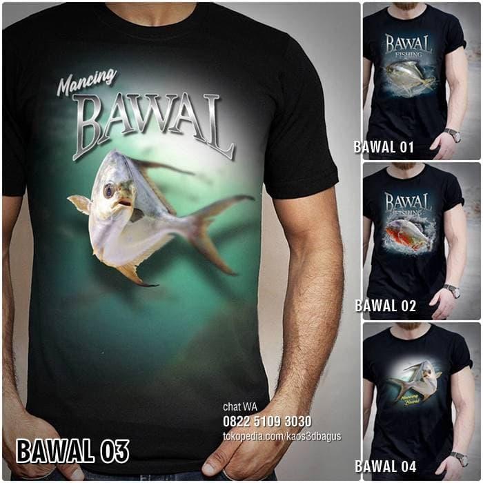 TERMURAH Baju KAOS MANCING IKAN BAWAL Fishing Klub Mancing Kaos MANCING READY STOCK