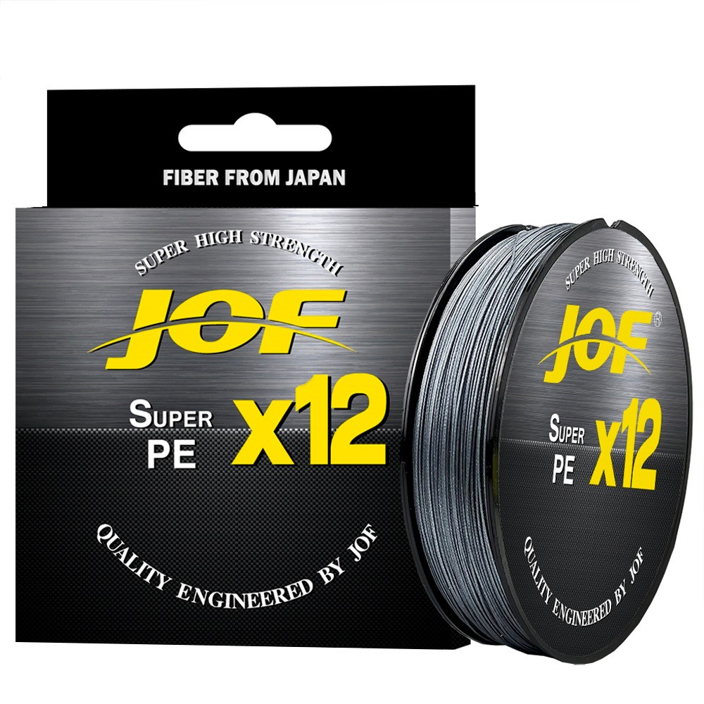 JOF Brand 12X Fishing Line 300M 12 Strands Braided Fishing Line Multifilament PE Line For Carp