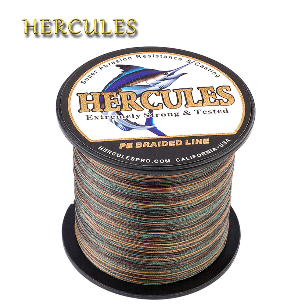 Hercules Carp Fishing 8 Strands PE Braided Fishing Line 100M 300M 500M 1000M 1500M 2000M Pesca