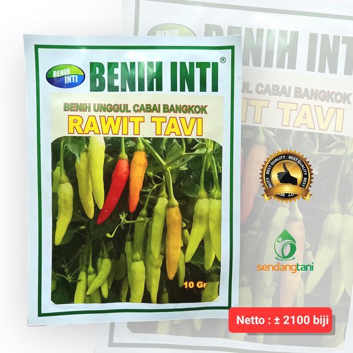 Cabe RAWIT TAVI 10 gr Benih Bibit Cabai CRM Tahan Virus Bulai Kuning Cap Benih Inti