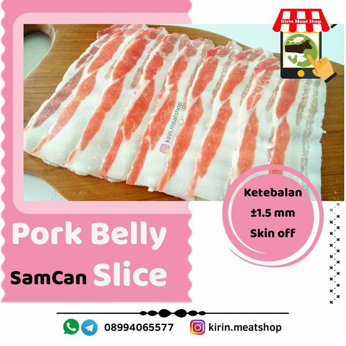 Pork Belly Slice (1.5 Mm)Samcan Slice 500Gr