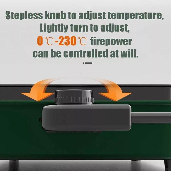 Promo Shenar Panggangan Listrik / Kompor Panggang Listrik / Alat Panggangan Bbq / Grill Pan Anti