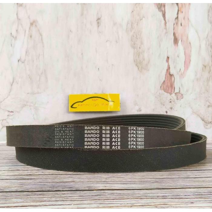 Bando Van Belt 6Pk 1900 Rib Belt Tali Kipas 6Pk-1900 Fan Belt Alur