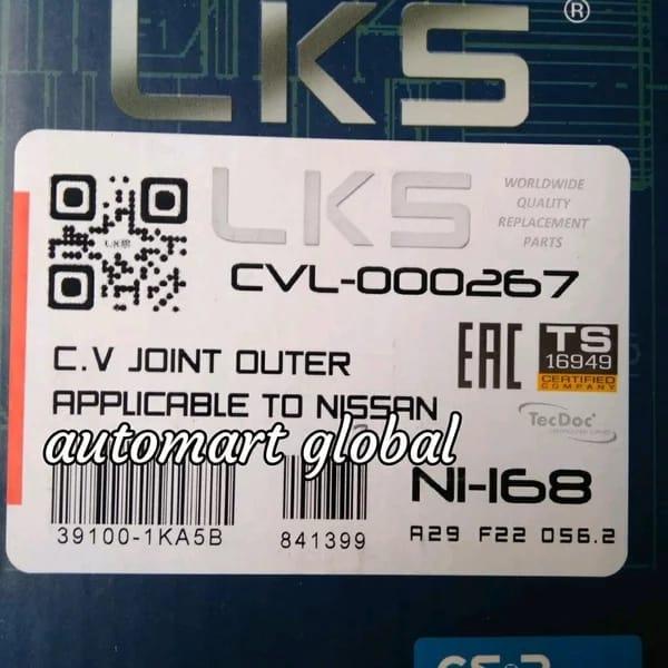 Cv Joint Luar Nissan Juke As Roda Juke Asli Parts