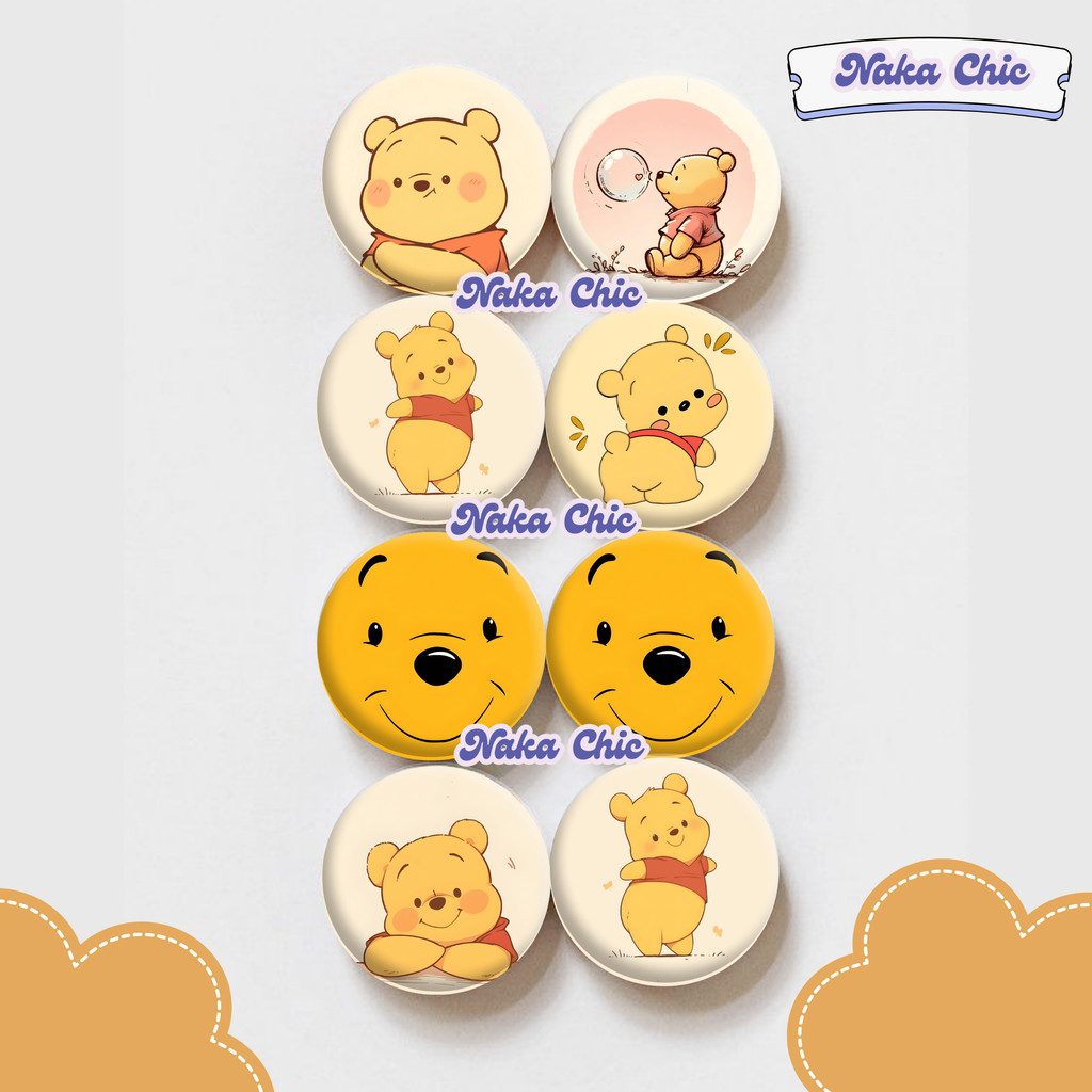 [READY] Button Pin POOH Theme