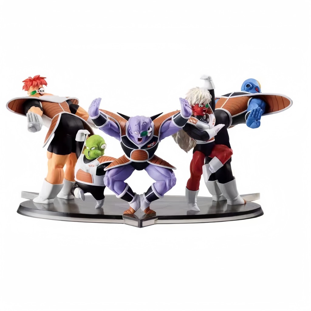 Anime Dragon Ball Z Ginyu Force Figure DBZ Jeice Guldo Recoom Burter Action Figure Collection