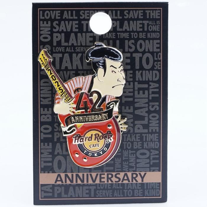 Hard Rock Cafe 42nd Anniversary 2025 Guitar Sumo Tokyo Pin Limited Japan Pins Enamel Aksesoris