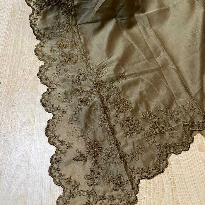 Bordiran Sutra Silky Tencel Untuk 1 Baju Kebaya Kain Lembut Adem Bordiran Rapi Dan Tidak Pasaran