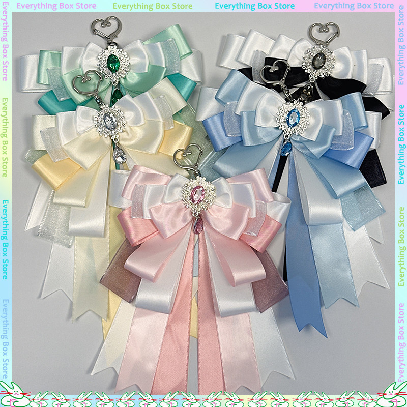 Double Layer Bow Pendant Versatile Ribbon Anime Itabag Diy Pendant Bag Lolita Two-Dimensions Itabag