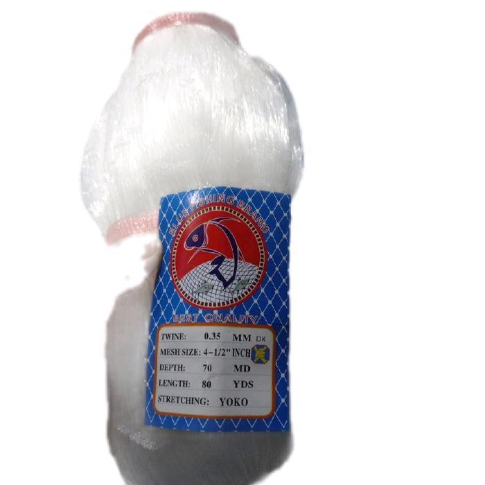 DISKON Jaring Ikan 4,5 inchi 0.35 70md/80yds yoko pukat Ikan READY STOCK